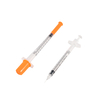 Ống tiêm Insulin dùng một lần với bao bì riêng lẻ vô trùng 0,3ml/0,5ml/1ml cố định được CE phê duyệt