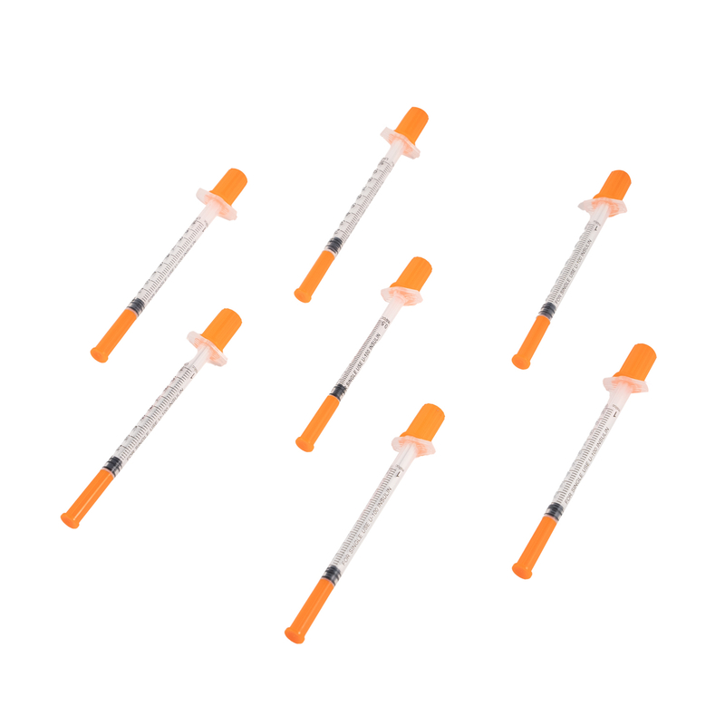 Ống tiêm Insulin dùng một lần với bao bì riêng lẻ vô trùng 0,3ml/0,5ml/1ml cố định được CE phê duyệt