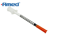 0,5ml ống tiêm insulin & kim 29g x 13mm (29g x 1/2 "inch)