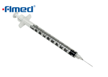 Ống tiêm và kim tiêm insulin 1ml dùng một lần 12,7mm X 29g