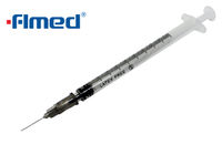 Ống tiêm 1ml với kim tiêm dưới da 27g