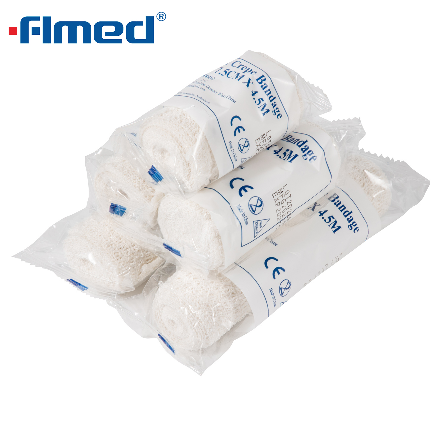 Băng hỗ trợ đàn hồi HospiCrepe Elastic Crepe Bandage