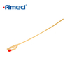 Ống thông Foley phủ silicone cao su tiêu chuẩn 3 chiều