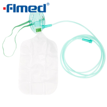 Mặt nạ dưỡng khí có bình chứa và ống (Người lớn)