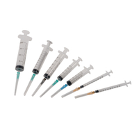 Ống tiêm trượt Luer dùng một lần 1ml 2ml 3ml 5ml 10ml được đánh dấu CE