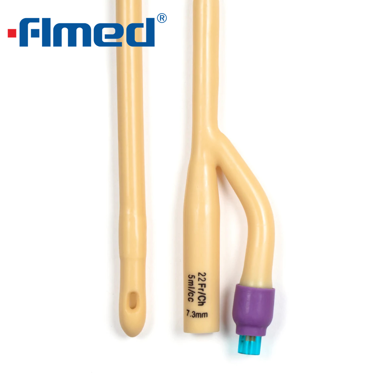 Catheter Foley 2 chiều với silicone được phủ 