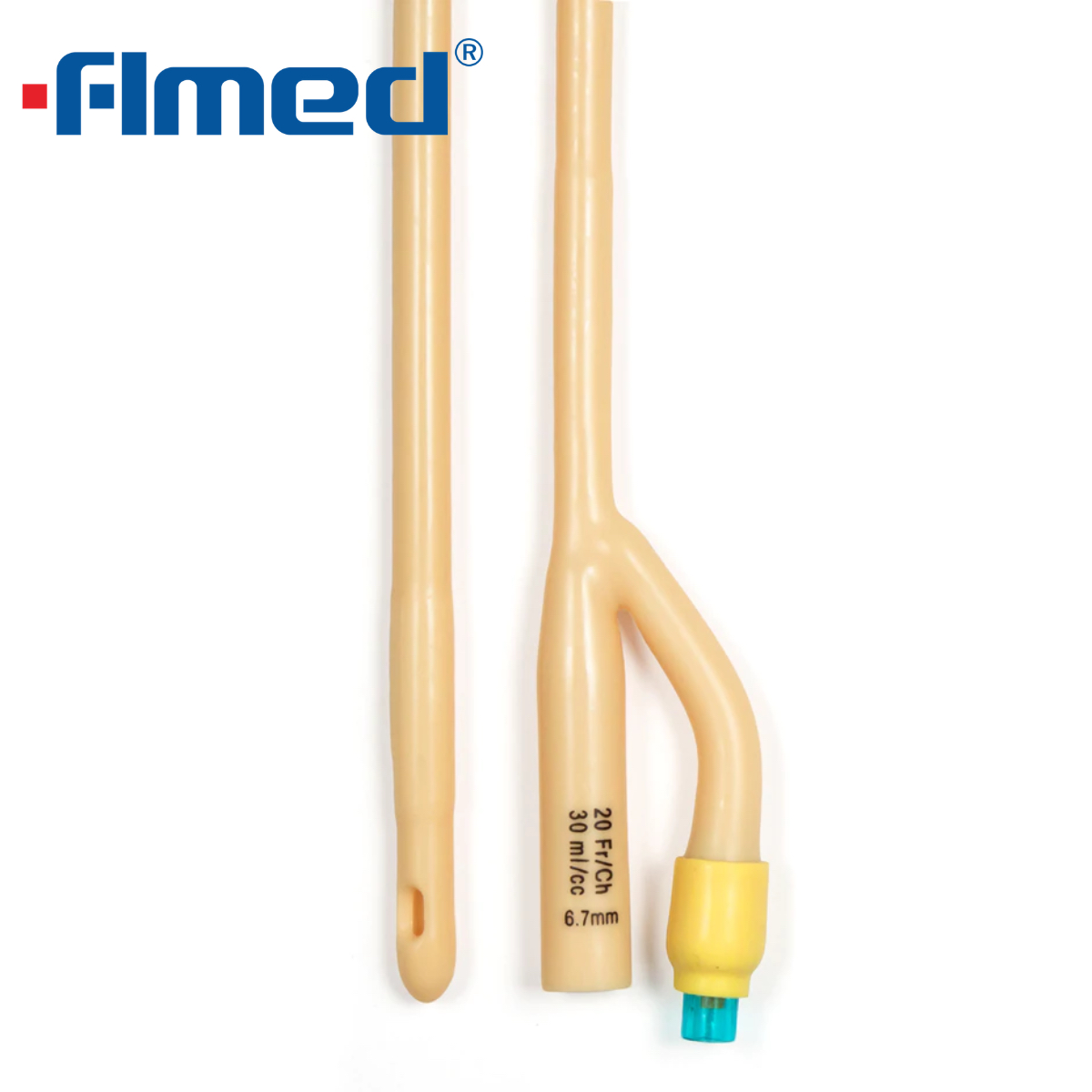 Catheter Foley 2 chiều với silicone được phủ 
