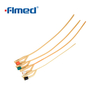 Ống thông Foley phủ silicone cao su tiêu chuẩn 3 chiều