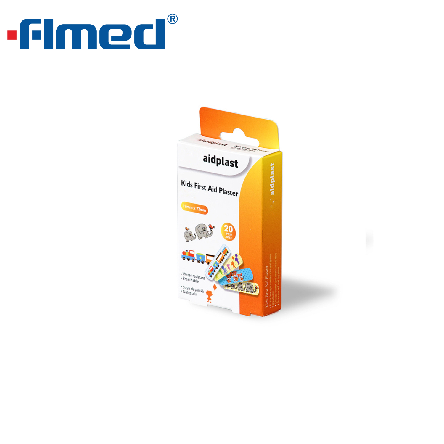 Aidplast-Kids-First-Aid-Thạch cao-19mmx72mm-Pe